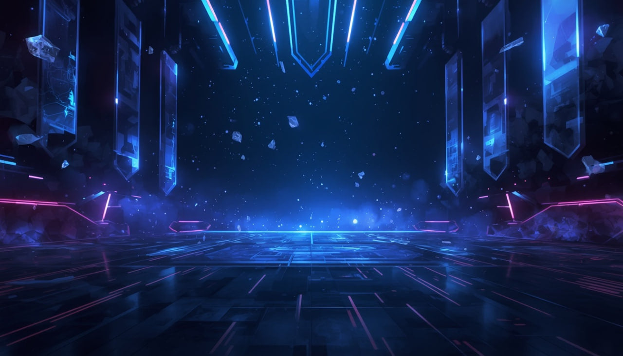 blue and ping background